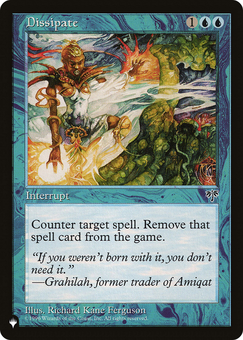 Dissipate (LIST-MIR-61) - The List
