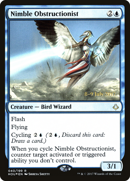 Nimble Obstructionist (PRE-40S) - Hour of Devastation Promos Foil