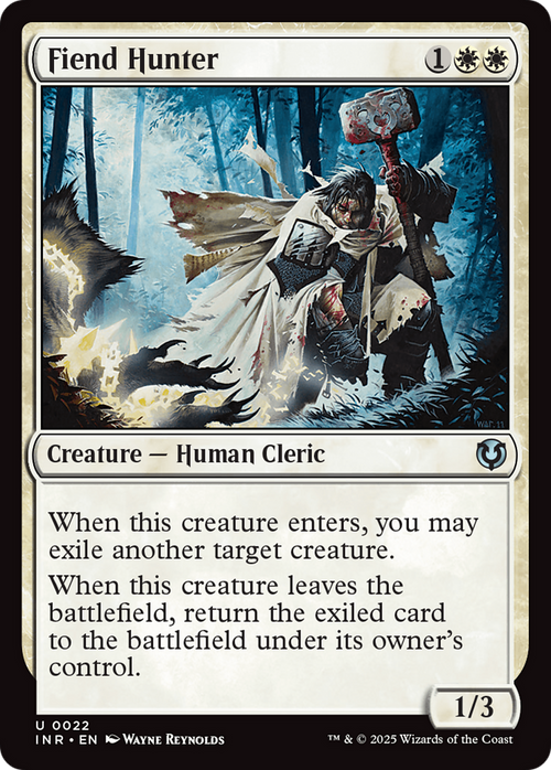 Fiend Hunter (INR-022) - Innistrad Remastered Foil