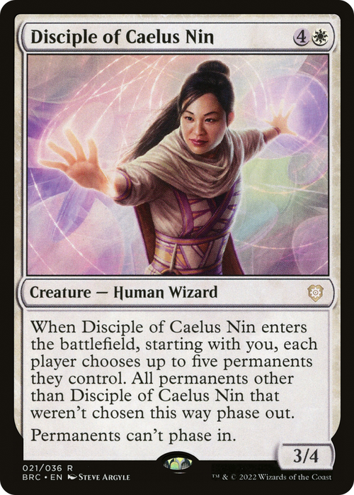 Disciple of Caelus Nin (BRC-021) - The Brothers' War Commander