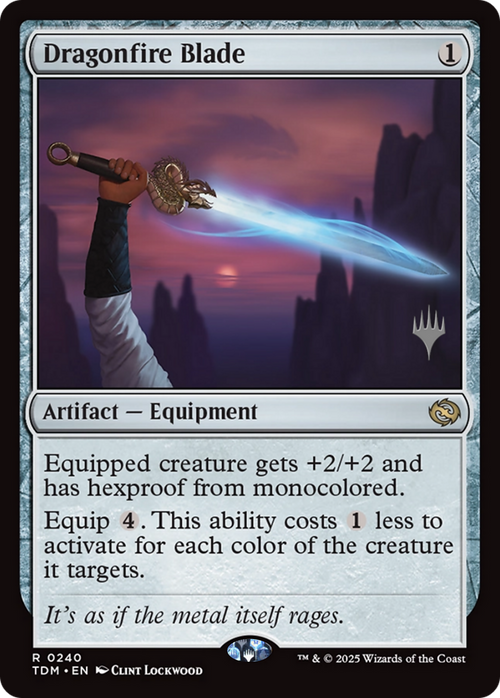 Dragonfire Blade (PPTDM-240P) - Promo Pack: Tarkir: Dragonstorm
