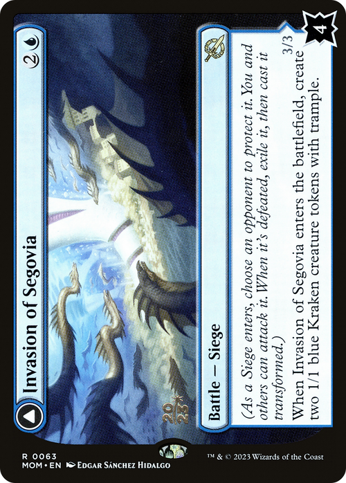 Invasion of Segovia (PRE-63S) - March of the Machine Promos Foil