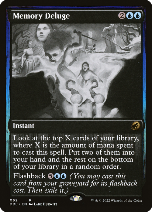 Memory Deluge (DBL-062) - Innistrad: Double Feature Foil