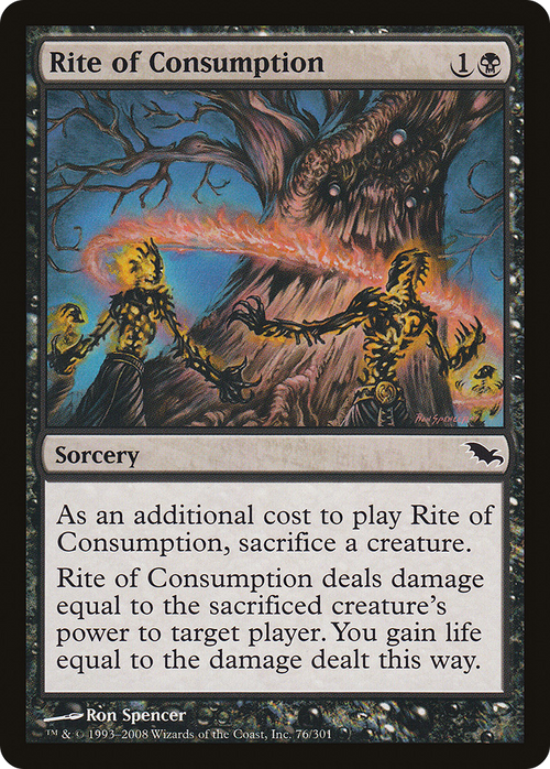 Rite of Consumption (SHM-076) - Shadowmoor