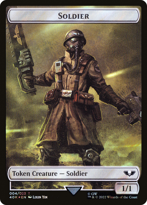 Soldier (T40K-04★) - Warhammer 40,000 Tokens Foil