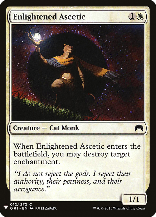 Enlightened Ascetic (LIST-ORI-12) - The List