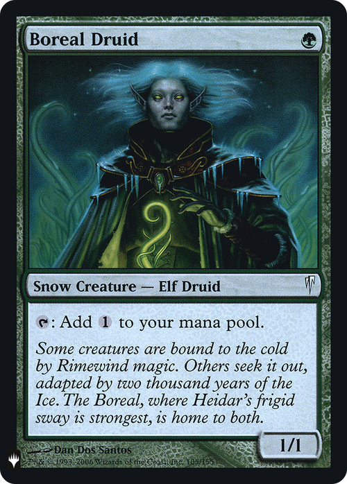 Boreal Druid (LIST-105) - The List Foil
