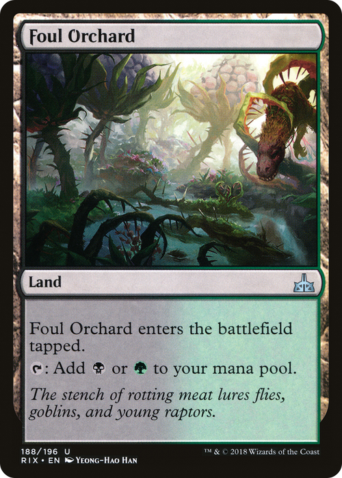 Foul Orchard (RIX-188) - Rivals of Ixalan Foil