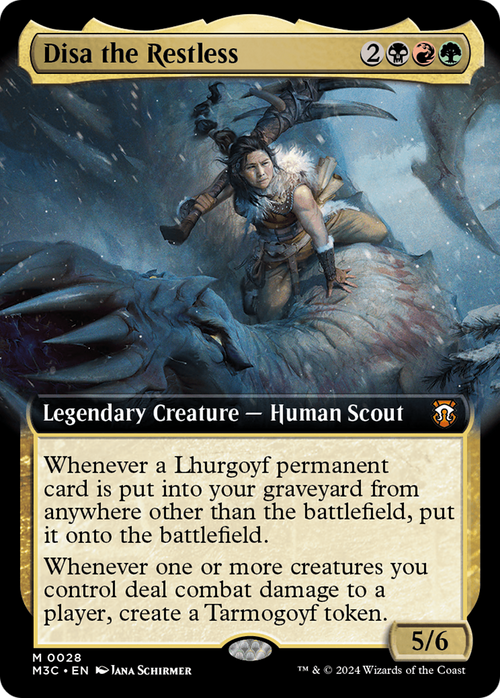 Disa the Restless (Extended Art) (M3C-028) - Modern Horizons 3 Commander: (Extended Art) Foil