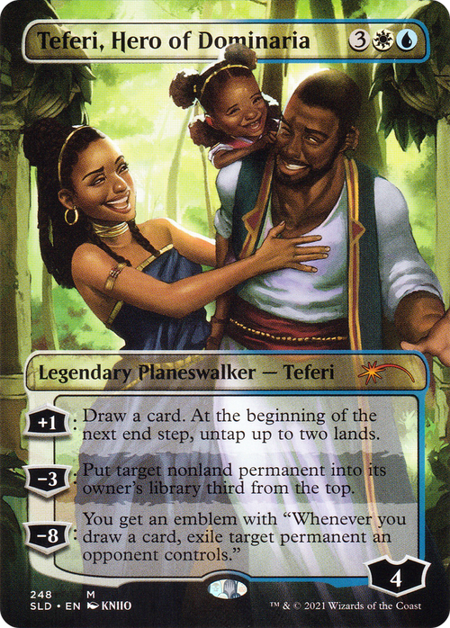 Teferi, Hero of Dominaria (SLD-248) - Secret Lair Drop (Borderless) Foil