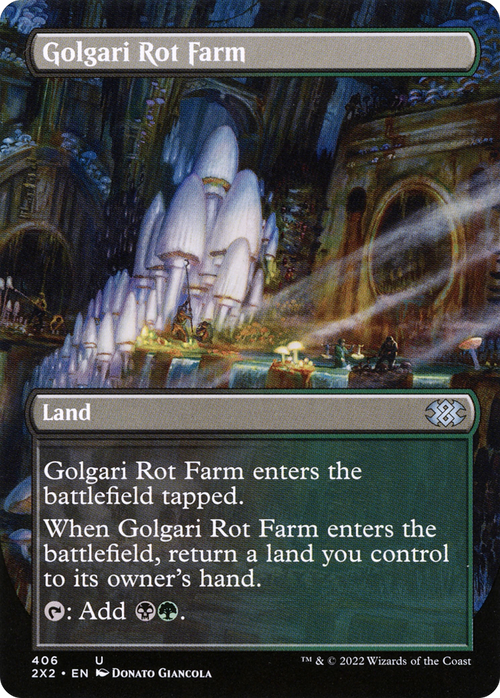 Golgari Rot Farm (Borderless) (2X2-406) - Double Masters 2022 Foil
