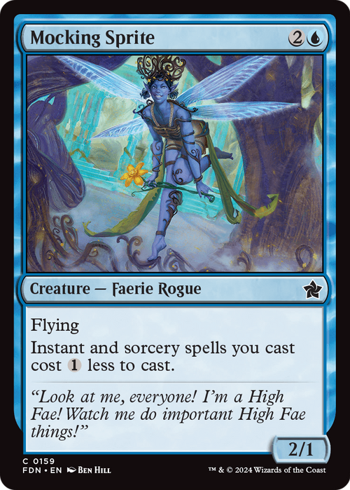 Mocking Sprite (0159) (FDN-159) - Foundations Foil