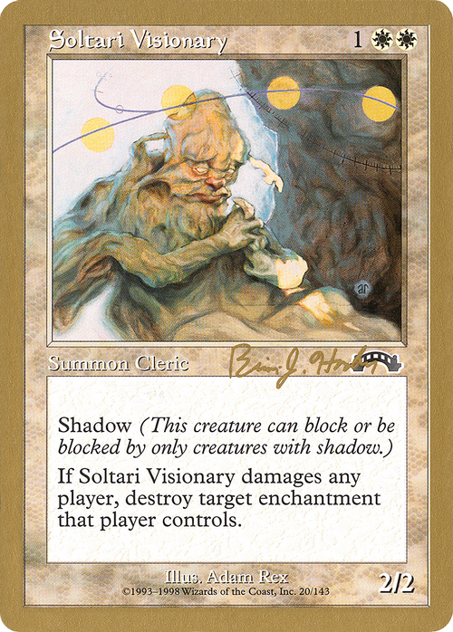 Soltari Visionary - 1998 Brian Hacker (EXO) (WCD-) - World Championship Decks 1998