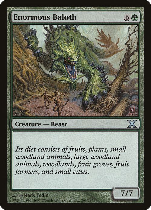 Enormous Baloth (10E-263) - Tenth Edition
