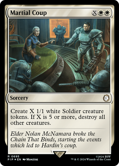 Martial Coup (Surge Foil) (PIP-695) - Fallout Foil