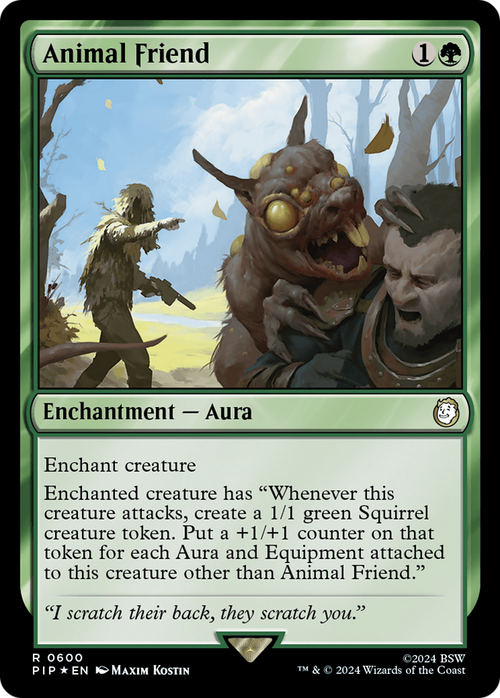 Animal Friend (Surge Foil) (PIP-600) - Fallout Foil