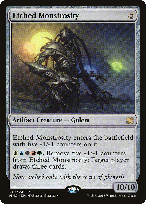 Etched Monstrosity (MM2-210) - Modern Masters 2015 Foil