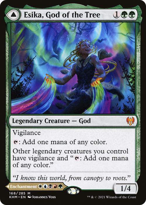 Esika, God of the Tree (KHM-168) - Kaldheim Foil