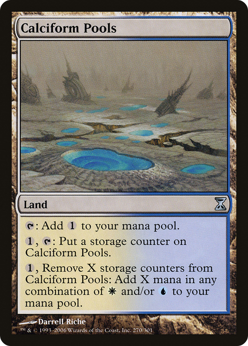 Calciform Pools (TSP-270) - Time Spiral Foil