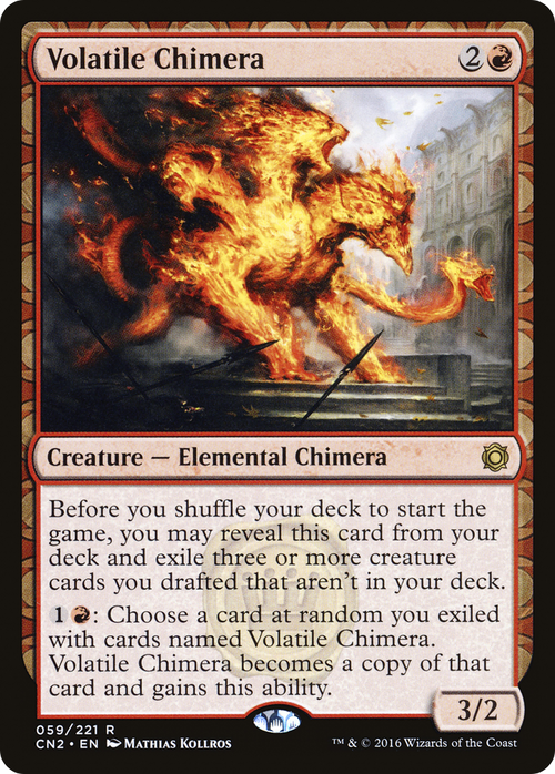 Volatile Chimera (CN2-059) - Conspiracy: Take the Crown: (draft)