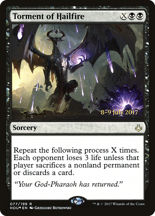 Torment of Hailfire (PRE-77S) - Hour of Devastation Promos Foil