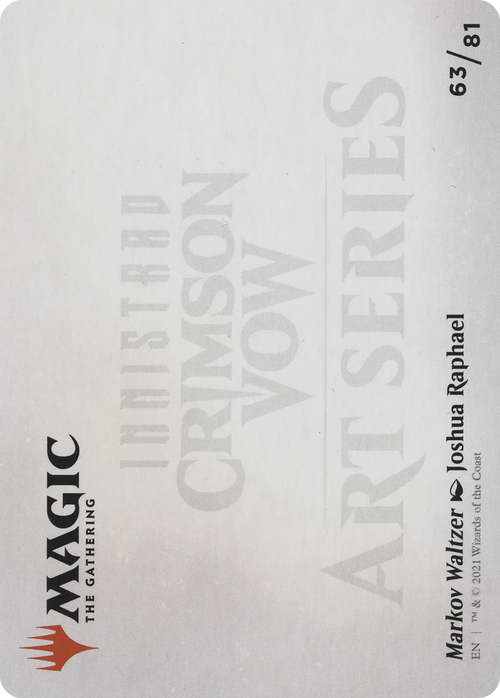 Markov Waltzer // Markov Waltzer (AVOW-063) - Crimson Vow Art Series (Borderless) Foil