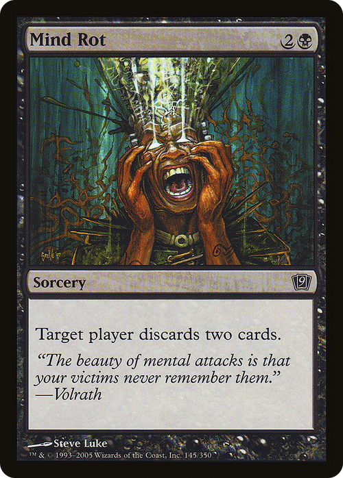 Mind Rot (9ED-145) - 9th Edition Foil