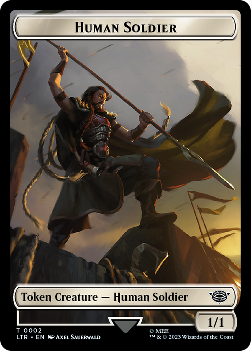 Human Soldier (TLTR-002) - Tales of Middle-earth Tokens