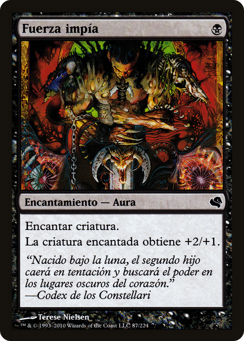 Unholy Strength (Spanish) - "Fuerza impia" (PS11-087) - Salvat 2011