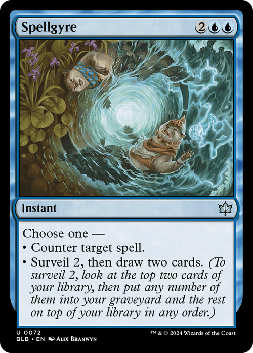 Spellgyre (BLB-072) - Bloomburrow Foil