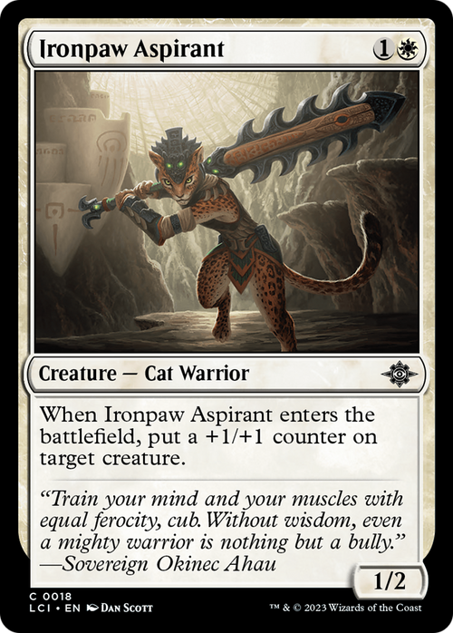 Ironpaw Aspirant (LCI-018) - The Lost Caverns of Ixalan