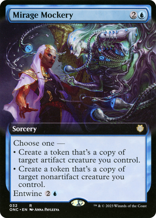 Mirage Mockery (Extended Art) (ONC-032) - Phyrexia: All Will Be One Commander: (Extended Art)