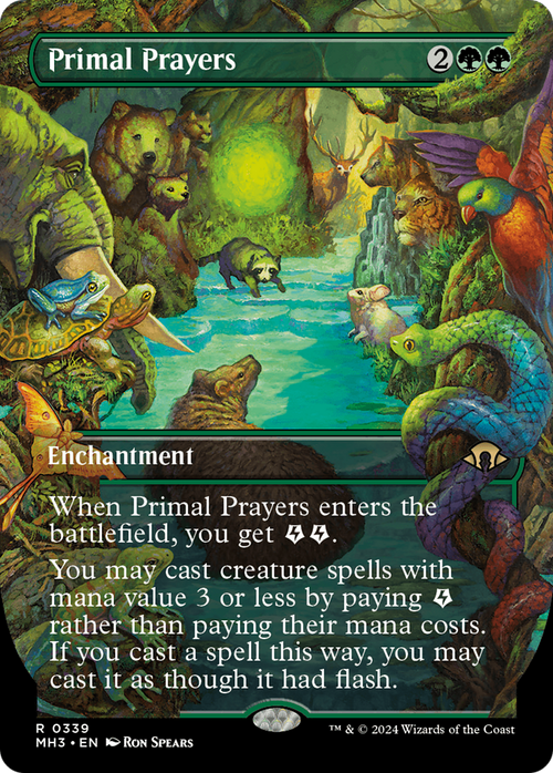 Primal Prayers (Borderless) (MH3-339) - Modern Horizons 3