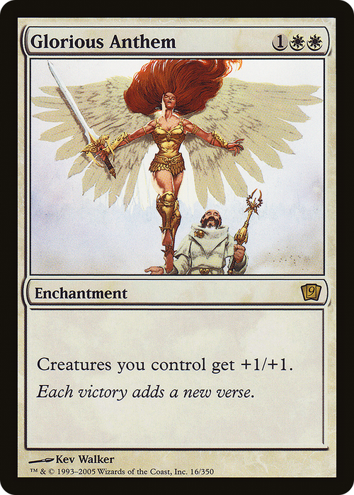 Glorious Anthem (9ED-016) - 9th Edition Foil