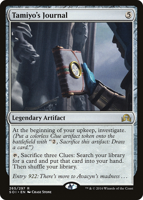 Tamiyo's Journal (Entry 922) (SOI-265) - Shadows over Innistrad