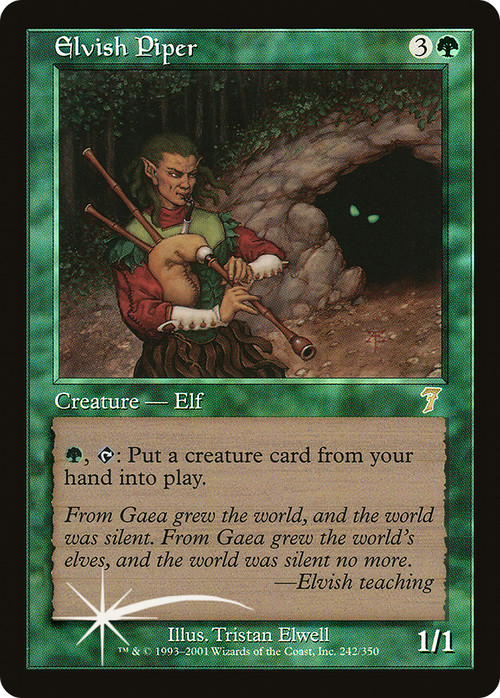 Elvish Piper (7ED-242) - 7th Edition Foil