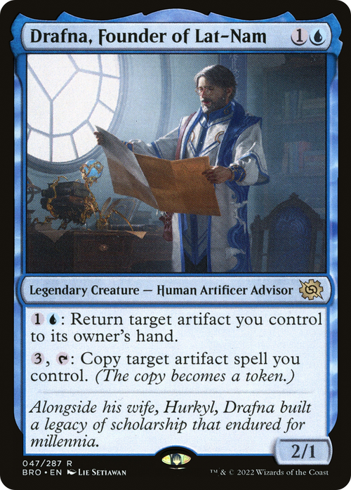 Drafna, Founder of Lat-Nam (BRO-047) - The Brothers' War Foil