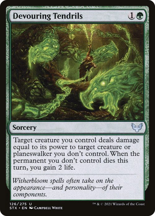 Devouring Tendrils (STX-126) - Strixhaven: School of Mages Foil