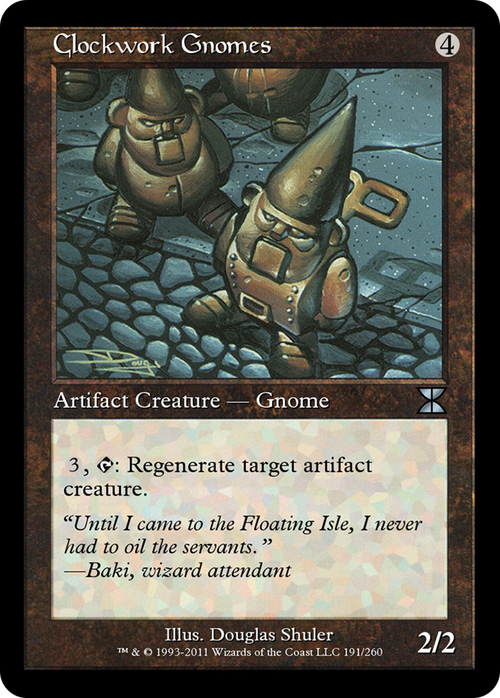 Clockwork Gnomes (ME4-191) - Masters Edition IV Foil