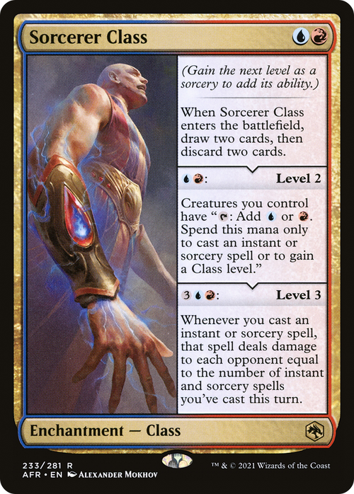 Sorcerer Class (AFR-233) - Adventures in the Forgotten Realms Foil