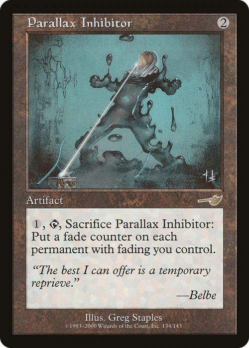 Parallax Inhibitor (NMS-134) - Nemesis Foil
