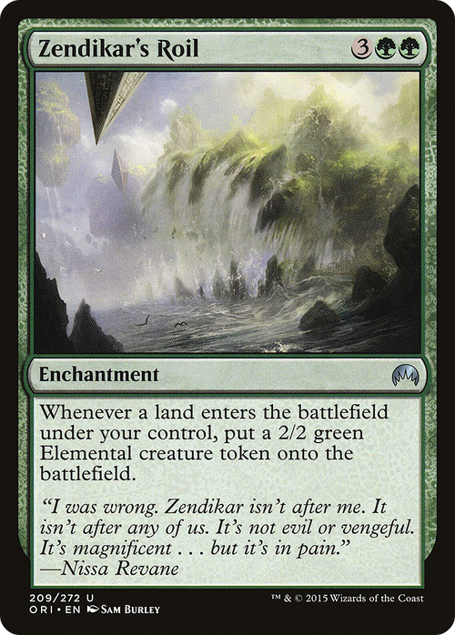 Zendikar's Roil (ORI-209) - Magic Origins