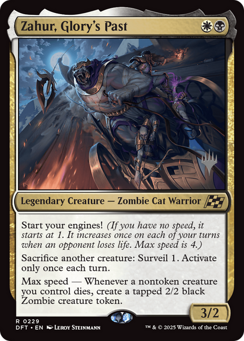 Zahur, Glory's Past (PPDFT-229P) - Promo Pack: Aetherdrift Foil