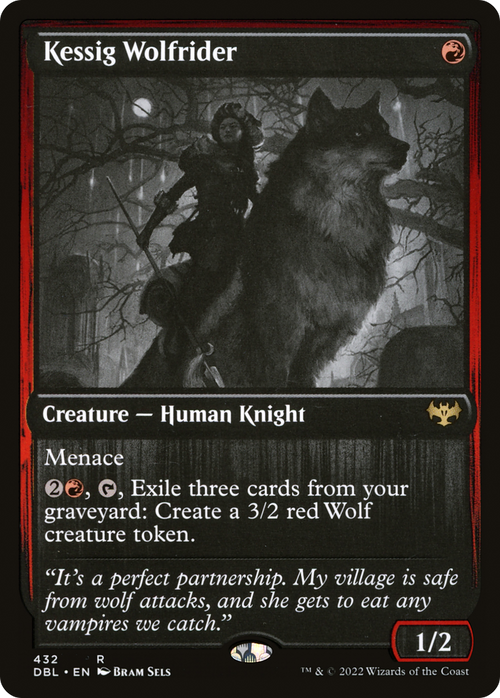 Kessig Wolfrider (DBL-432) - Innistrad: Double Feature