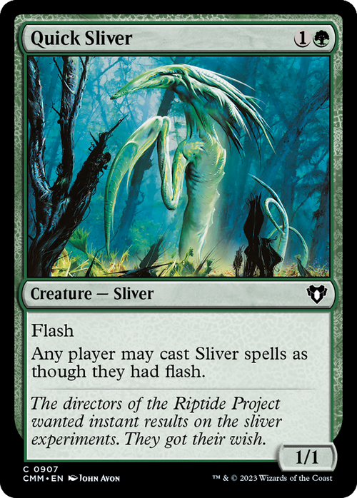Quick Sliver (CMM-907) - Commander Masters