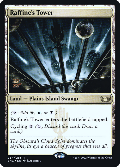 Raffine's Tower (PRE-254) - Streets of New Capenna Promos Foil