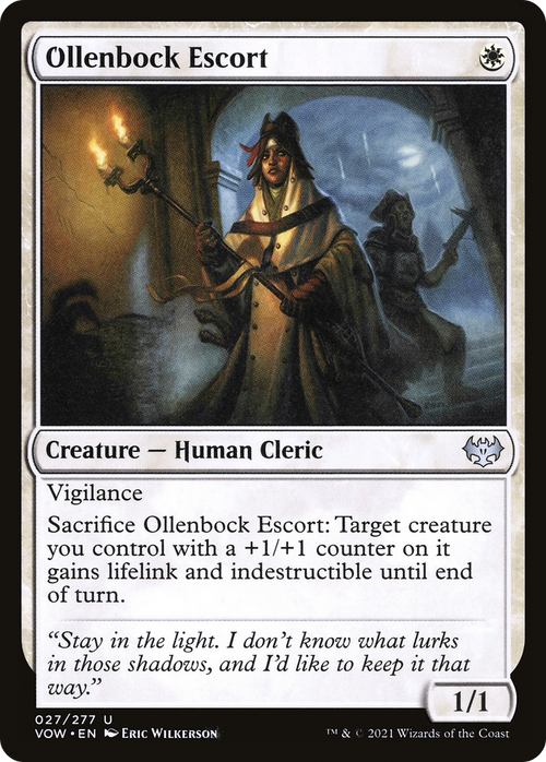 Ollenbock Escort (VOW-027) - Innistrad: Crimson Vow Foil