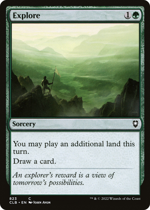 Explore (CLB-823) - Commander Legends: Battle for Baldur's Gate
