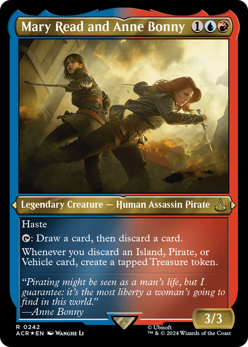 Mary Read and Anne Bonny (Foil Etched) (ACR-242) - Assassin's Creed Foil