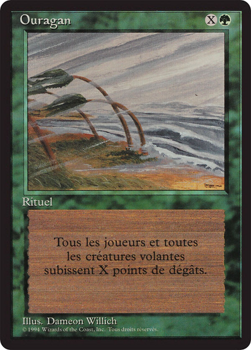 Hurricane (FBB-) - Foreign Black Border